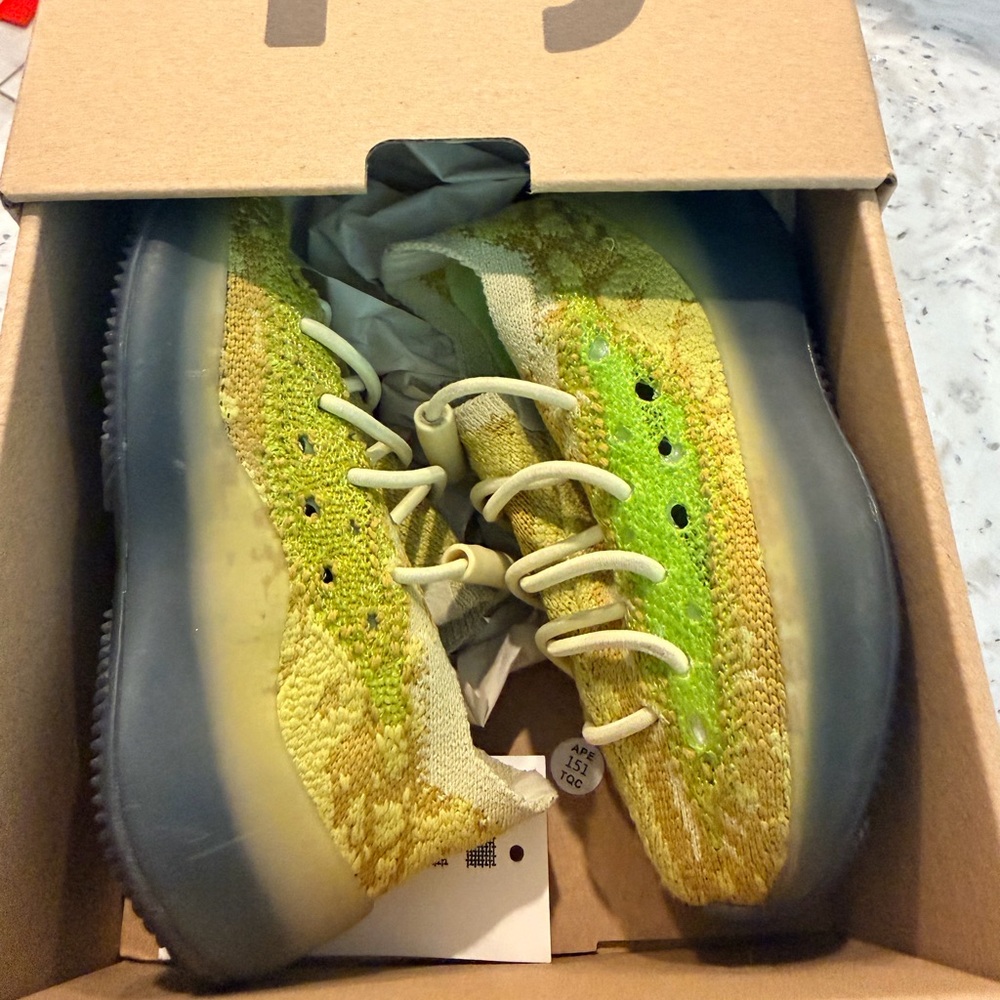 adidas Kids Lime and Olive Sneakers